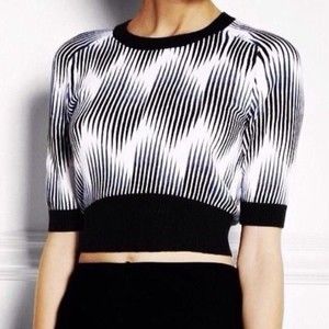 Peter Pilotto For Target Women’s Short Sleeve Knit Sweater Cropped Top